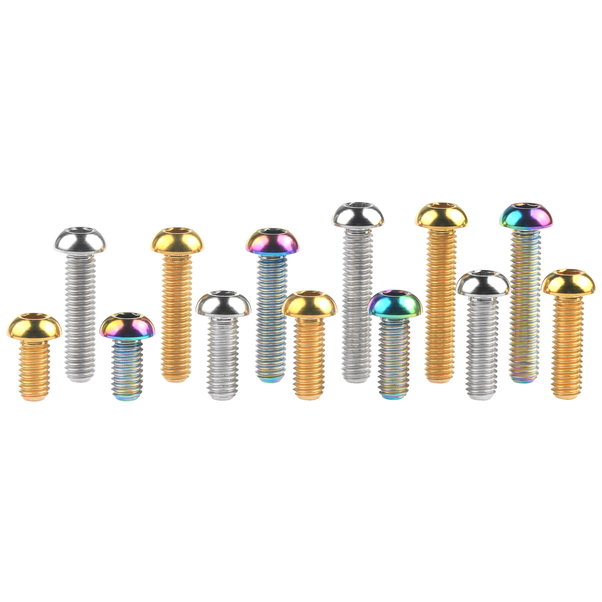 Titanium Bolt M8 X 15 20 25 30 35 40Mm Key Button Head Screw for Bicycle Motorcycle Brake Ranibow M8 35mm Titanium Bolt M8 X 15 20 25 30 35 40Mm Key Button Head Screw for Bicycle Motorcycle Brake Ranibow M8 35mm
